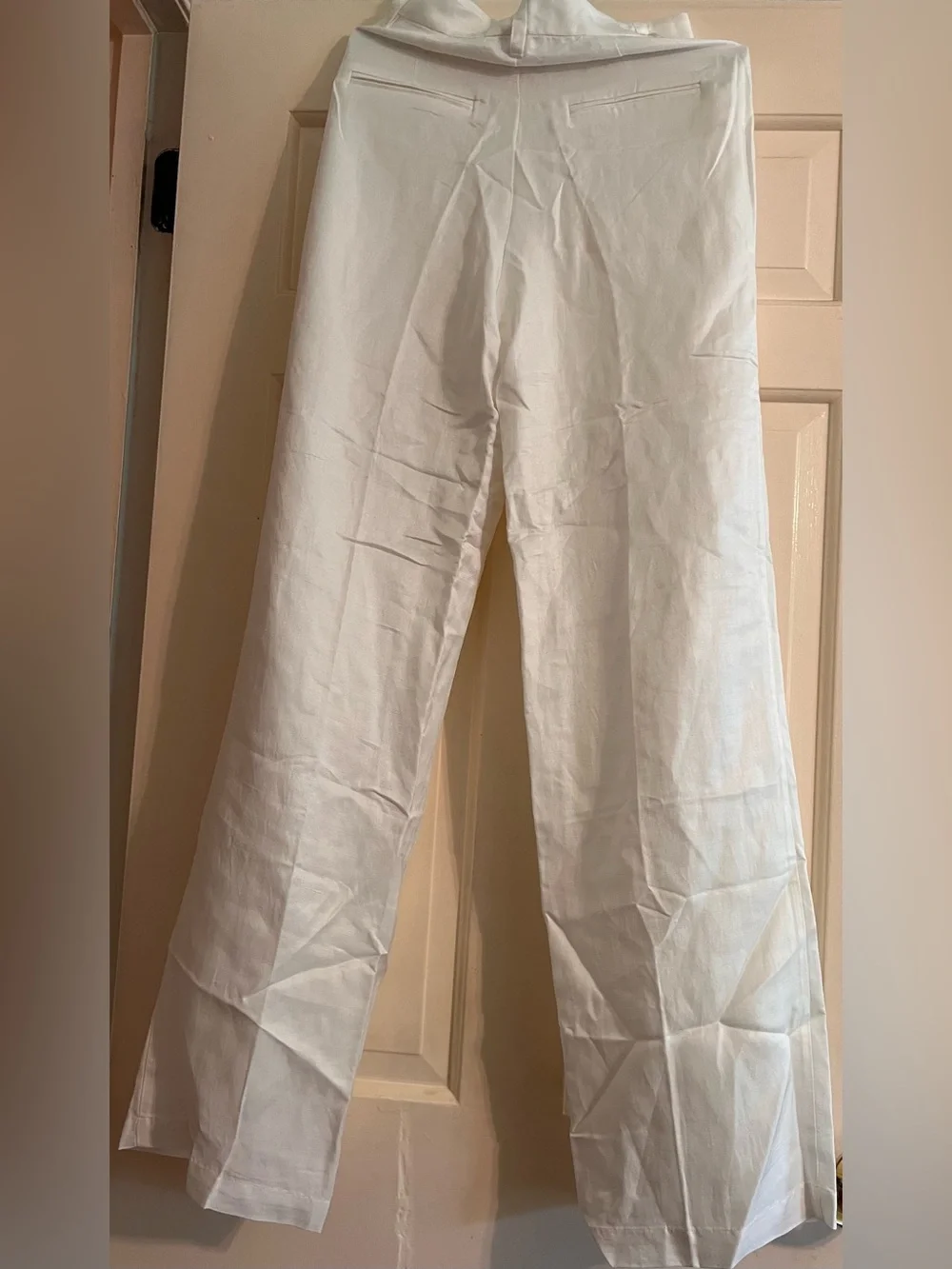Anine bing Linen Wide-Leg Pants Classy nwt preppy high waisted ruti toteme cos